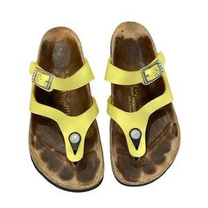 birkenstock yellow diamond Sandal